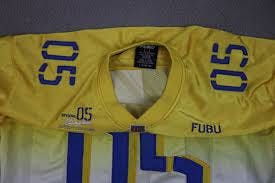 Vintage Fubu Sport Football Jersey 05 Boys 16-18 Size Large