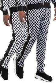 Jura Checkered Track Pants