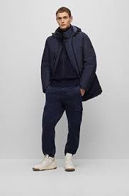 Relaxed-fit parka in water-repellent ottoman fabric