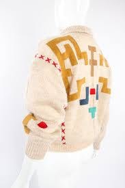 Vintage JC Jean_Charles de Castelbajac Alpaca Appliqué Sweater
