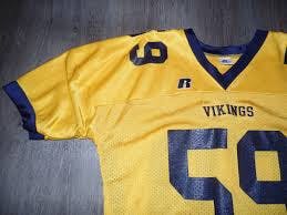 Augustana Vikings Game Used Football Jersey Size 2xl University Ncaa