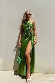 Sonya Moda Nour Maxi Dress in Olive Green Size 8