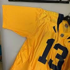 Nike Cal Uc Berkley Bears Jersey Yellow 13 Size M Medium Football Gold
