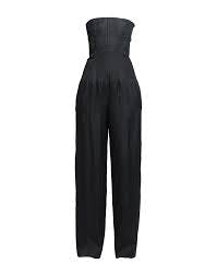 Stella Mccartney Woman Jumpsuit Black Size 2-4 Viscose, Linen