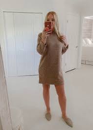 Tawny Mockneck Sweater Dress